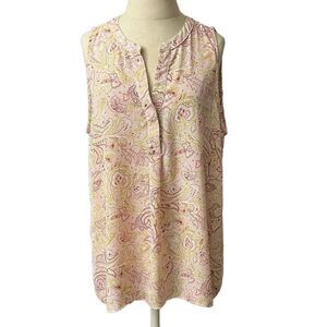 Emma and Olivia Blush Knit Tank Blouse/ SZ: XL